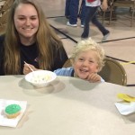 Having a little ice cream after the awards ceremony